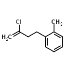 结构式 CAS# 731772-13-7, 1-(3-氯-3-丁烯-1-基)-2-甲基苯