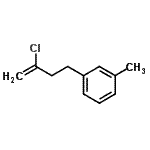 结构式 CAS# 731772-17-1, 1-(3-氯-3-丁烯-1-基)-3-甲基苯