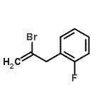 结构式 CAS# 731772-95-5, 1-(2-溴-2-丙烯-1-基)-2-氟苯
