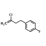 结构式 CAS# 731773-09-4, 1-(3-氯-3-丁烯-1-基)-4-氟苯
