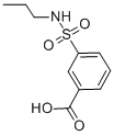 结构式 CAS# 7326-75-2, 3-丙基氨基磺酰基-苯甲酸