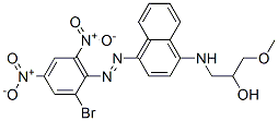 CAS#: 73384-72-2， 1-[[4-[(2-Bromo-4,6-Dinitrophenyl)Azo]-1-Naphthyl]Amino]-3-Methoxypropan-2-Ol