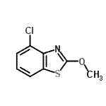 CAS 登录号：73443-77-3， 4-氯-2-甲氧基-1,3-苯并噻唑