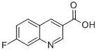 结构式 CAS# 734524-15-3, 7-氟喹啉-3-羧酸