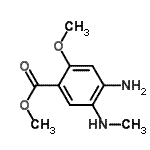 CAS#: 735287-36-2， Methyl 4-amino-2-methoxy-5-(methylamino)benzoate
