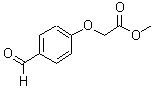 structure of CAS# 73620-18-5, Methyl (4-Formylphenoxy)Acetate;Acetic Acid, (4-Formylphenoxy)-, Methyl Ester;Methyl (4-Formylphenoxy)Acetate
