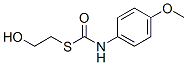 CAS 登录号：73623-21-9， S-(2-羟基乙基)[(4-甲氧基苯基)氨基]甲烷硫酸酯