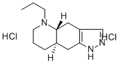 structure of CAS# 73625-62-4, (+/-)Quinpirole diHydrochloride;2H-Pyrazolo(3,4-G)Quinoline, 4,4A,5,6,7,8,8A,9-Octahydro-5-Propyl-, Dihydrochloride, Trans-(+-)-;Ly 141865;Trans-Dl-5-Propyl-4,4A,5,6,7,8,8A,9-Octahydro-2H-Pyrazolo(3,4-G)Quinoline Dihydrochloride