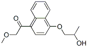 CAS#: 73637-18-0， 1-[4-(2-Hydroxypropoxy)Naphthalen-1-Yl]-2-Methoxyethanone