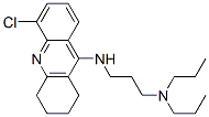 CAS 登录号：73663-85-1， N'-(5-氯-1,2,3,4-四氢吖啶-9-基)-N,N-二丙基丙烷-1,3-二胺