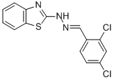 CAS#: 73664-52-5， N-[(2,4-Dichlorophenyl)Methylideneamino]-1,3-Benzothiazol-2-Amine