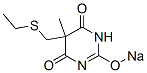 CAS#: 73681-06-8， Sodium 5-(Ethylsulfanylmethyl)-5-Methyl-4,6-Dioxo-1H-Pyrimidin-2-Olate