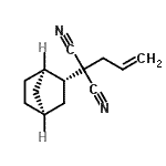 CAS 登录号：736992-86-2， 烯丙基[(1R,2R,4S)-双环[2.2.1]庚-2-基]丙二腈