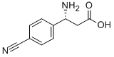 structure of CAS# 738606-24-1, (R)-3-Amino-3-(4-Cyano-Phenyl)-Propionic Acid;(R)-3-AMINO-3-(4-CYANO-PHENYL)-PROPIONIC ACID;L-BETA-HOMO(4-CYANOPHENYL)GLYCINE;H-D-BETA-PHE(4-CN)-OH