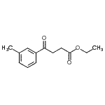 structure of CAS# 73931-65-4, Ethyl 4-(3-methylphenyl)-4-oxobutanoate;Ethyl 4-(3-methylphenyl)-4-oxobutyrate