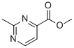 structure of CAS# 73955-55-2, 2-Methyl-4-Pyrimidinecarboxylic Acid Methylester