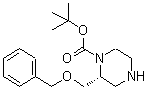 structure of CAS# 740806-54-6, (R)-N1-Boc-2-(Benzyloxymethyl)Piperazine;N1-Boc-2-(Benzyloxymethyl)Piperazine