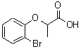 structure of CAS# 7414-41-7, 2-(2-Bromophenoxy)propanoic acid;2-(2-bromophenoxy)propanoic acid;MFCD02295722