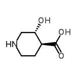 CAS#: 742014-65-9， (3R,4S)-3-Hydroxy-4-piperidinecarboxylic acid