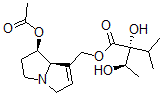结构式 CAS# 74243-01-9, (1R-(1alpha,7(2S*,3R*),7abeta))-2,3-二羟基-2-(1-甲基乙基)-丁酸 (1-(乙酰氧基)-2,3,5,7a-四氢-1H-吡咯里嗪-7-基)甲酯
