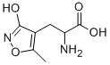 结构式 CAS# 74341-63-2, (R,S)-alpha-氨基-3-羟基-5-甲基-4-异恶唑丙酸