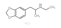 structure of CAS# 74341-78-9, 1-(1,3-Benzodioxol-5-Yl)-N-Ethylpropan-2-Amine Hydrochloride;1-(1,3-Benzodioxol-5-Yl)-N-Ethyl-Propan-2-Amine Hydrochloride;[2-(1,3-Benzodioxol-5-Yl)-1-Methyl-Ethyl]-Ethyl-Amine Hydrochloride;N-Ethyl-Alpha-Methyl-1,3-Benzodioxole-5-Ethanamine Hydrochloride