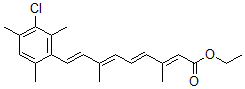 CAS#: 74479-75-7， Ethyl (2E,4E,6E,8E)-9-(3-Chloro-2,4,6-Trimethylphenyl)-3,7-Dimethylnona-2,4,6,8-Tetraenoate