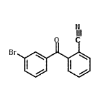 structure of CAS# 746651-84-3, 2-(3-Bromobenzoyl)benzonitrile;3-Bromo-2'-cyanobenzophenone