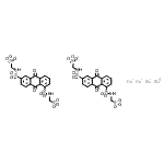 CAS#: 74727-48-3， Sodium [(9,10-dioxo-9,10-dihydroanthracene-1,6-diyl)bis(sulfonylimino)]dimethanesulfonate (2:1)