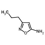 结构式 CAS# 747411-47-8, 3-丙基-1,2-恶唑-5-胺