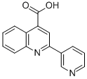 structure of CAS# 7482-91-9, 2-(3-Pyridinyl)-4-Quinolinecarboxylicacid;2-(3-Pyridyl)Quinoline-4-Carboxylate;2-(3-Pyridyl)-4-Quinolinecarboxylate;2-(3-Pyridyl)Cinchoninate