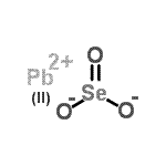 结构式 CAS# 7488-51-9, 铅(2+)亚硒酸盐