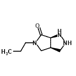 CAS 登录号：749159-49-7， (3aR,6aS)-5-丙基六氢吡咯并[3,4-c]吡唑-6(1H)-酮
