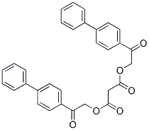 CAS#: 7497-83-8， Bis[2-Oxo-2-(4-Phenylphenyl)Ethyl] Propanedioate
