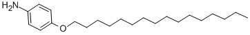 structure of CAS# 7502-06-9, 4-N-Hexadecyloxyaniline;(4-Cetyloxyphenyl)Amine;P-Hexadecyloxyaniline;Fr-1120
