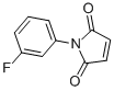 结构式 CAS# 7508-99-8, 1-(3-氟苯基)-1H-吡咯-2,5-二酮