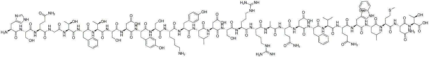 CAS#: 75217-63-9， (Met(O)27)-Glucagon (1-29) (Human, Bovine, Porcine)