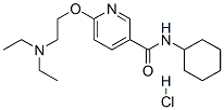CAS 登录号：75348-41-3， N-环己基-6-(2-二乙基氨基乙氧基)吡啶-3-甲酰胺盐酸盐
