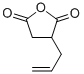 structure of CAS# 7539-12-0, Allylsuccinic Anhydride;3-Allyltetrahydrofuran-2,5-Dione;3-Allyltetrahydrofuran-2,5-Quinone;3-Allyl(Dihydro)Furan-2,5-Dione