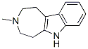 structure of CAS# 7546-66-9, 1,2,3,4,5,6-Hexahydro-3-Methylazepino[4,5-b]Indole;1,2,3,4,5,6-Hexahydro-3-Methylazepino(4,5-B)Indole;3-Methyl-1,2,3,4,5,6-Hexahydroazepino(4,5-B)Indole;5-23-07-00376 (Beilstein Handbook Reference)