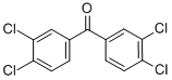 structure of CAS# 75795-07-2, 3,3',4,4'-Tetrachlorobenzophenone;3,3',4,4'-TETRACHLOROBENZOPHENONE