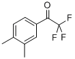 structure of CAS# 75833-26-0, 1-(3,4-Dimethylphenyl)-2,2,2-Trifluoro-Ethanone;Ethanone, 1-(3,4-Dimethylphenyl)-2,2,2-Trifluoro- (9CI)