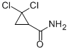 structure of CAS# 75885-60-8, 2,2-Dichlorocyclopropane-1-Carboxamide;2,2-DICHLOROCYCLOPROPANE-1-CARBOXAMIDE;2,2-DICHLOROCYCLOPROPANECARBOXAMIDE
