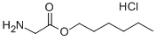 structure of CAS# 75980-28-8, Glycine Hexyl Ester;GLYCINE N-HEXYL ESTER HYDROCHLORIDE;GLYCINE-1-HEXYL ESTER HYDROCHLORIDE;Glycinehexylesterhcl