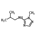 CAS#: 760115-72-8， N-Isobutyl-1-methyl-1H-1,2,4-triazol-5-amine