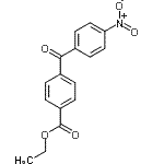 structure of CAS# 760192-95-8, Ethyl 4-(4-nitrobenzoyl)benzoate;4-Ethoxycarbonyl-4'-nitrobenzophenone;Ethyl 4-(4-nitrobenzoyl)benzoate #;MFCD02260409