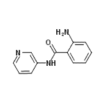 结构式 CAS# 76102-92-6, 2-氨基-N-(3-吡啶基)苯甲酰胺