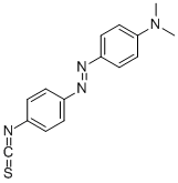 结构式 CAS# 7612-98-8, 4-[2-(4-异硫氰酸基苯基)偶氮]-N,N-二甲基-苯胺