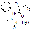 CAS#: 76149-21-8， N-(2,3-Dioxobutanoyl-Phenylamino)-N-Methylnitrous Amide Hydrate