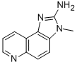 结构式 CAS# 76180-96-6, 2-氨基-3-甲基-3H-咪唑并[4,5-f]喹啉